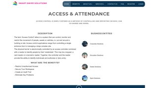 
                            6. Access / Attendance - Smart Swipe Solutions