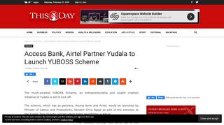 
                            4. Access Bank, Airtel Partner Yudala to Launch YUBOSS Scheme ...