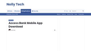 
                            9. Access Bank Mobile App: Free Download | Mobile Banking Made Easy