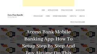 
                            13. Access Bank Mobile Banking App: How To Setup Step By Step And ...