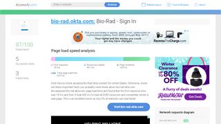 
                            10. Access bio-rad.okta.com. Bio-Rad - Sign In