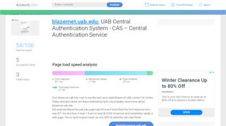 
                            7. Access blazernet.uab.edu. UAB Central Authentication System - CAS ...