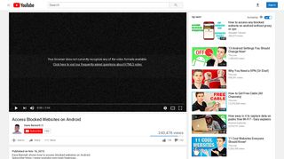 
                            8. Access Blocked Websites on Android - YouTube