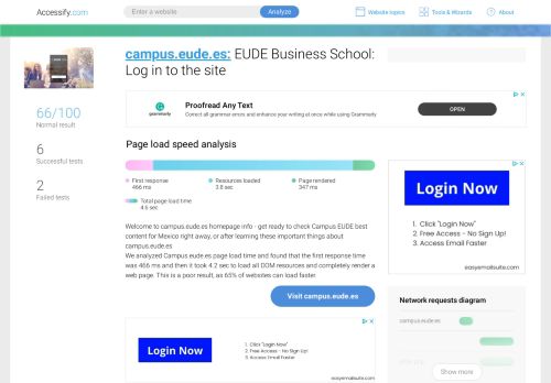 
                            8. Access campus.eude.es. EUDE Business School: Log in to the site