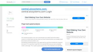 
                            7. Access central.aissystems.com. central.aissystems.com Login