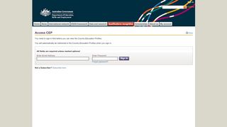 
                            2. Access CEP - Australian Education International