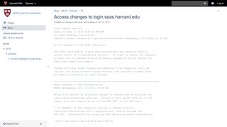 
                            9. Access changes to login.seas.harvard.edu - SEAS User ...