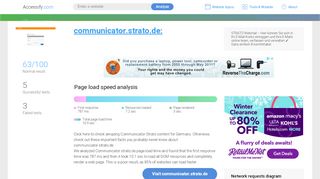 
                            10. Access communicator.strato.de.