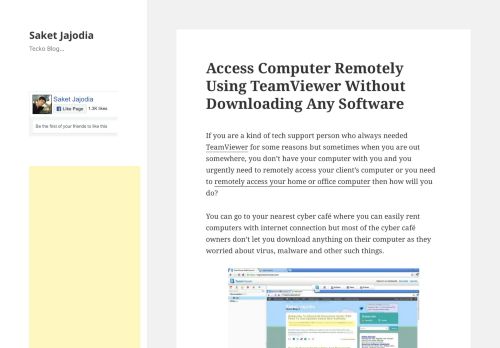 
                            12. Access Computer Remotely Using TeamViewer Without Downloading ...