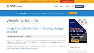 
                            9. Access Control in WordPress with Advanced Access Manager