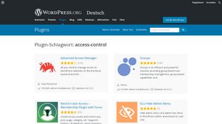
                            4. access-control | WordPress.org