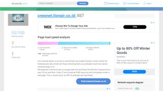 
                            7. Access crewnet.lionair.co.id. IIS7