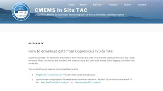 
                            13. Access Data - CMEMS In Situ TAC