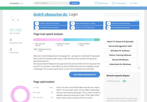 
                            12. Access dcdn9.ebesucher.de. Login