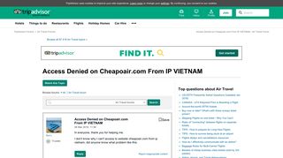 
                            11. Access Denied on Cheapoair.com From IP VIETNAM - Air Travel ...