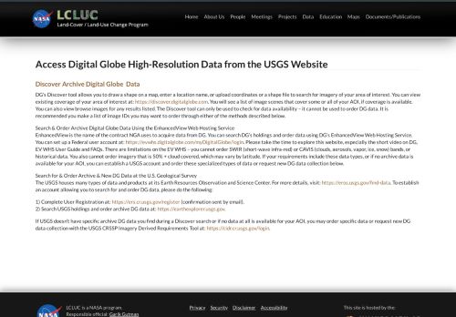 
                            8. Access Digital Globe High-Resolution Data from the USGS Website ...