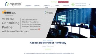 
                            9. Access Docker host Remotely - Assistanz