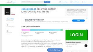 
                            10. Access ead.ipleiria.pt. eLearning platform (2018-19): Log in to the site