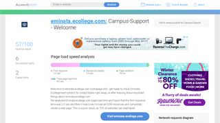 
                            1. Access eminata.ecollege.com. Campus-Support - Welcome