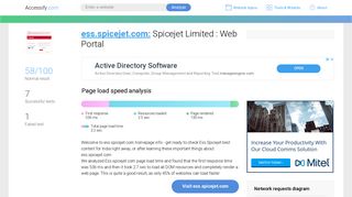 
                            4. Access ess.spicejet.com. Spicejet Limited : Web Portal