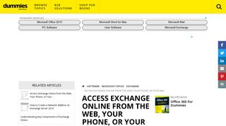 
                            9. Access Exchange Online from the Web, Your Phone, or Your Mac ...