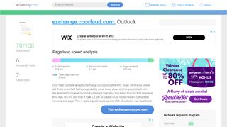 
                            5. Access exchange.ccccloud.com. Outlook Web App