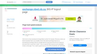 
                            6. Access exchange.nbed.nb.ca. BIG-IP logout page