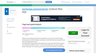 
                            3. Access exchange.powermail.be. Outlook Web App