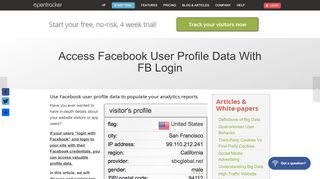 
                            6. Access Facebook user profile data with FB Login - ...