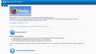 
                            8. Access Firefox The Internet is for everyone.