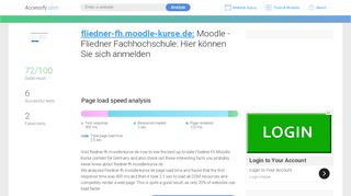
                            9. Access fliedner-fh.moodle-kurse.de. Moodle - Fliedner Fachhochschule