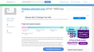 
                            12. Access flydubai.efosweb.com. EFOS™ WEB Login