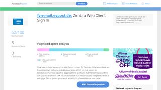 
                            8. Access fvn-mail.evpost.de. Zimbra Web Client Sign In