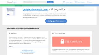 
                            7. Access gmglobalconnect.com. VSP Logon Form