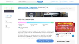 
                            3. Access godllywood.ning.com. Godllywood