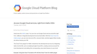 
                            12. Access Google Cloud services, right from IntelliJ ... - Cloud Platform Blog