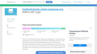 
                            7. Access hartfordschools-admin.mapnwea.org. NWEA UAP Login