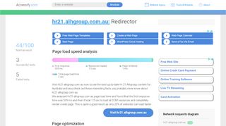 
                            4. Access hr21.alhgroup.com.au. Redirector