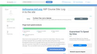 
                            8. Access imfcourse.imf.org. IMF Course Site: Log in to the site