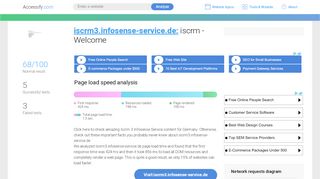 
                            11. Access iscrm3.infosense-service.de. iscrm - Welcome