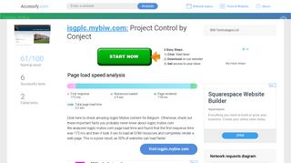
                            2. Access isgplc.mybiw.com. Project Control by Conject
