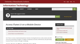 
                            6. Access iTunes U on a Mobile Device | UMass Amherst Information ...