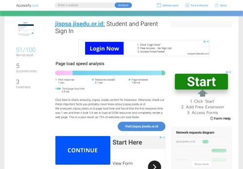 
                            11. Access jispsa.jisedu.or.id. Student and Parent Sign In