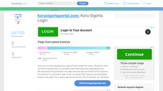 
                            5. Access korusigortaportal.com. Koru Sigorta Login