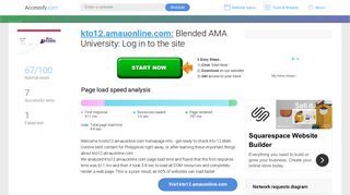 
                            3. Access kto12.amauonline.com. Blended AMA University: Log in to ...
