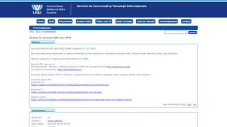 
                            8. Access la intranet USV prin VPN - SCTI