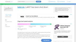 
                            5. Access lakkt.de. LaKKT has been shut down