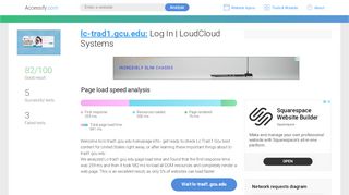 
                            10. Access lc-trad1.gcu.edu. Log In | LoudCloud Systems