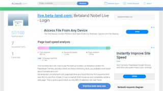 
                            6. Access live.beta-land.com. Betaland Nobel Live-Login