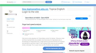 
                            12. Access lms.topicanative.edu.vn. Topica English: Login to the site